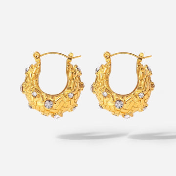 Eva Zircon Hoops