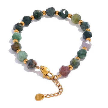 Indian Agate Stone Bracelet