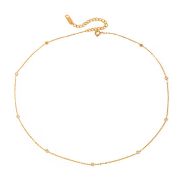 Delicate Zirconia Necklace