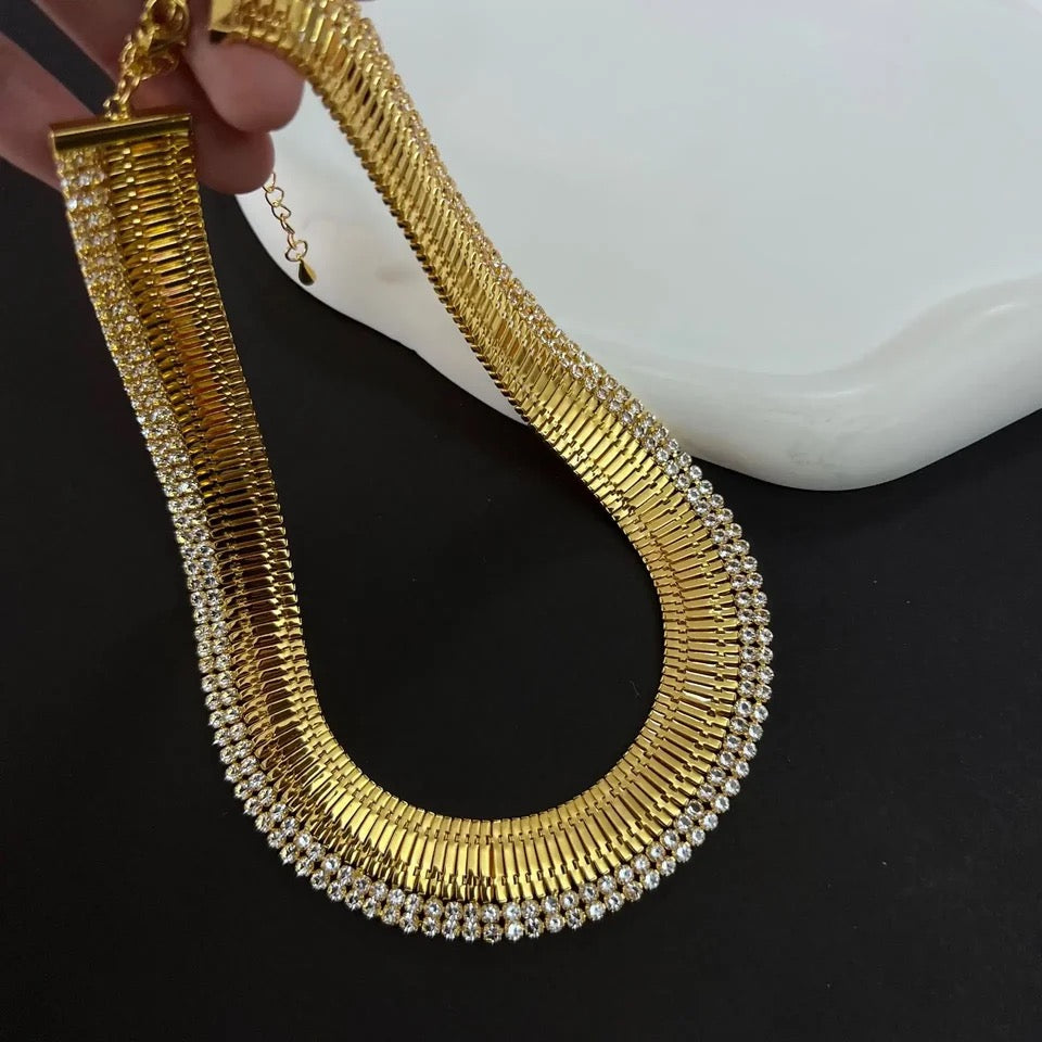 Luxe Vintage Zircon Necklace