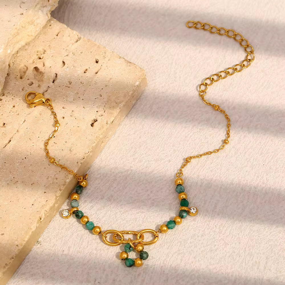 Green Gemstone Bracelet