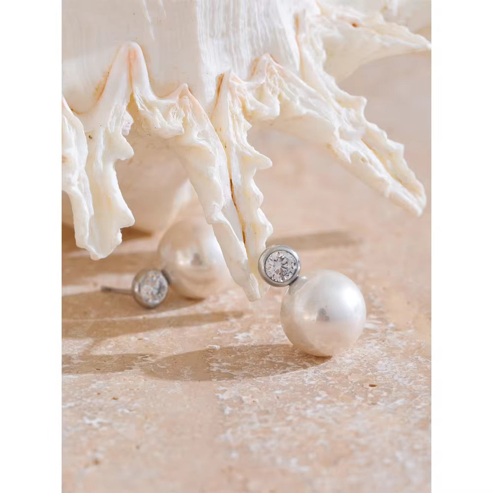 Bunny Pearl Studs