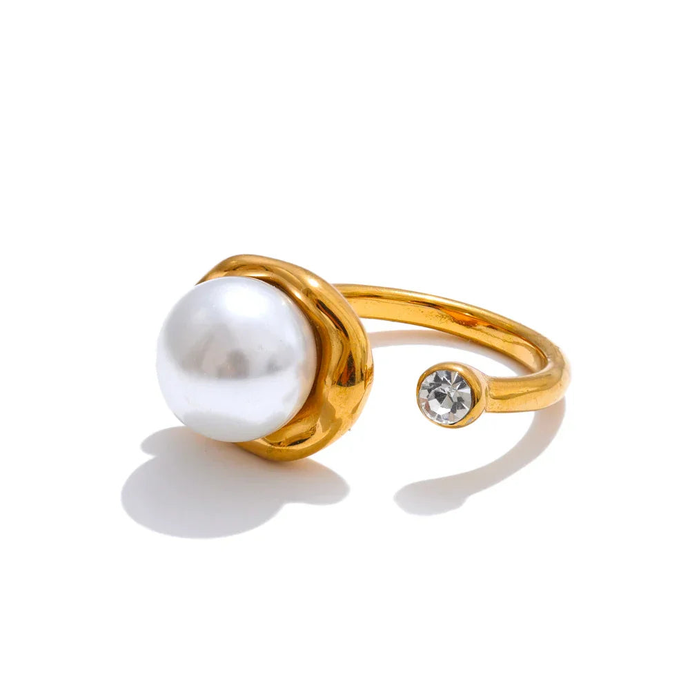 Eden Pearl Open Ring