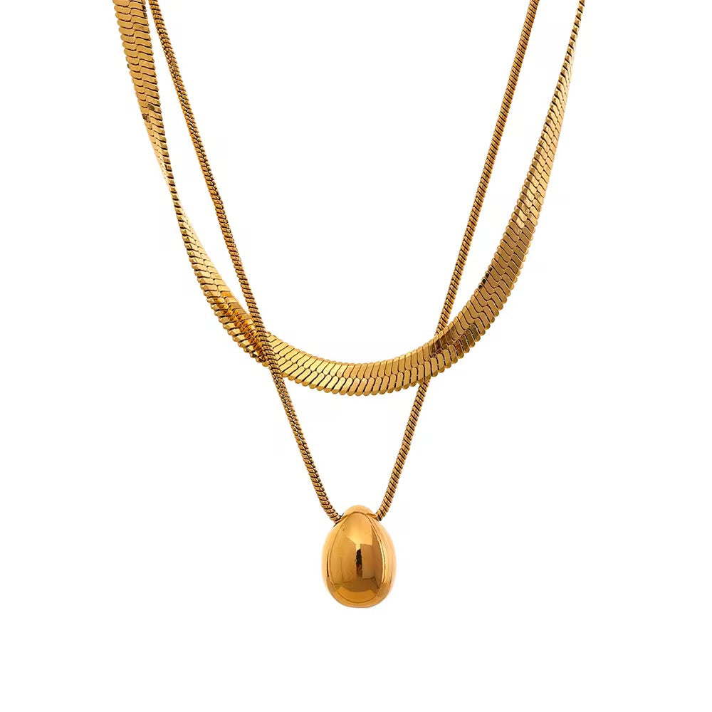 Drop Double Layer Necklace