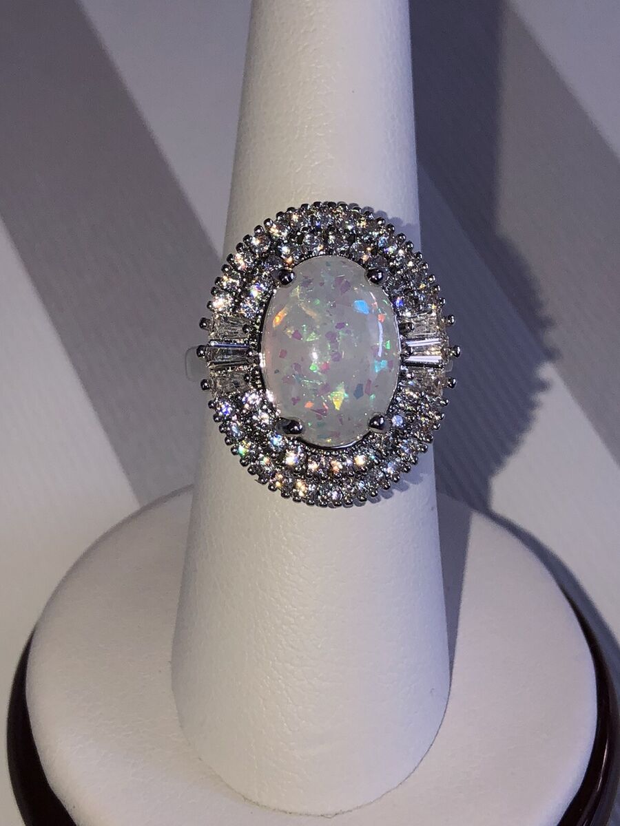 Opal Oval Ring