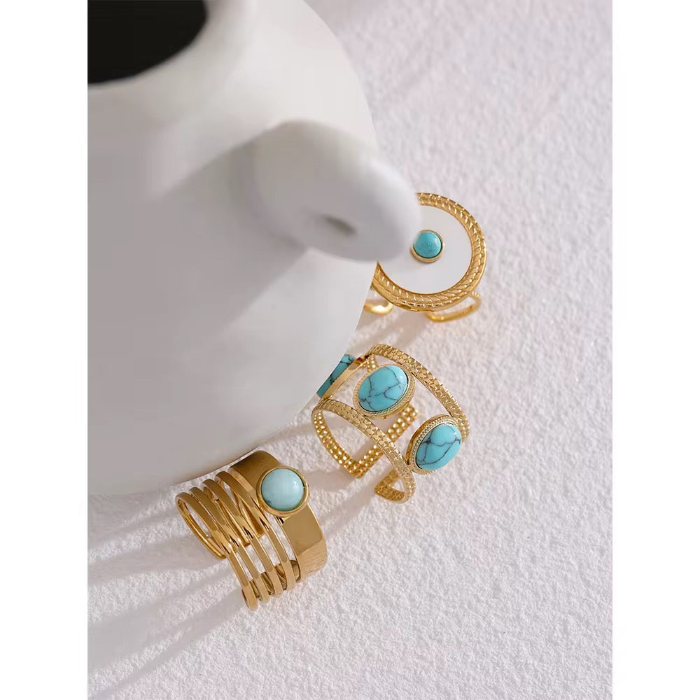 Turquoise Layered Ring