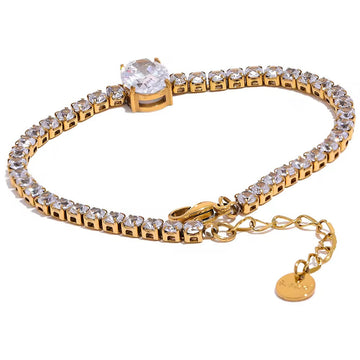 Gold Fery Zircon Bracelet