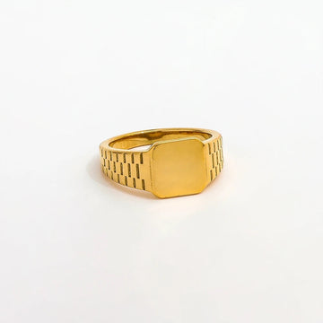 Gold Watch Band Ring