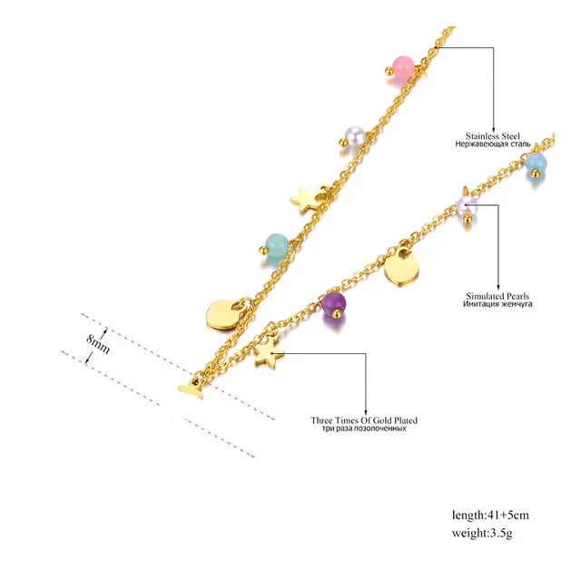 Pastel Charm Necklace