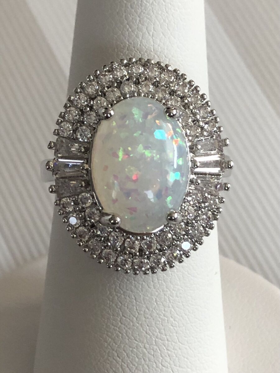 Opal Oval Ring