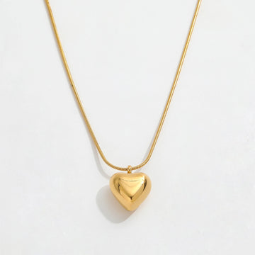 Solid Heart Necklace