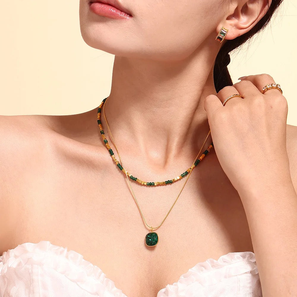 Geena Green Double Layer Necklace