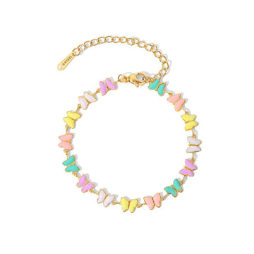 Milky Butterflies Bracelet