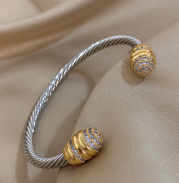 Moonbeam Silver Bangle