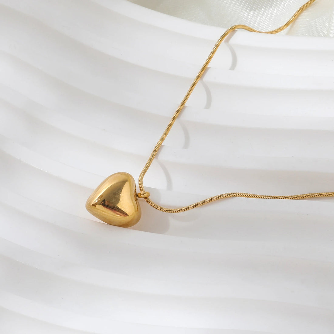 Solid Heart Necklace