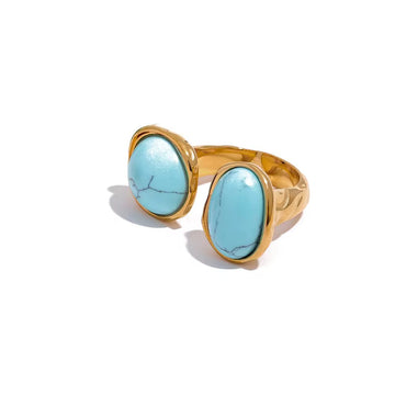 Turquoise Sona Ring