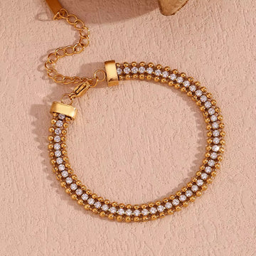 Maya Beaded Tri Bracelet