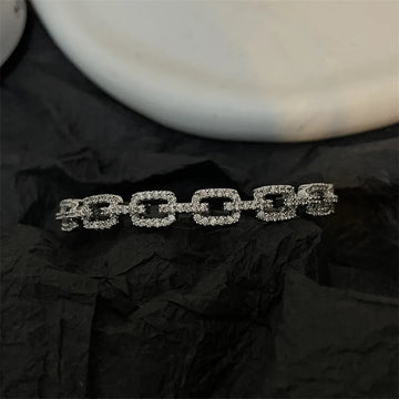 Silver Sonia Connector Bangle