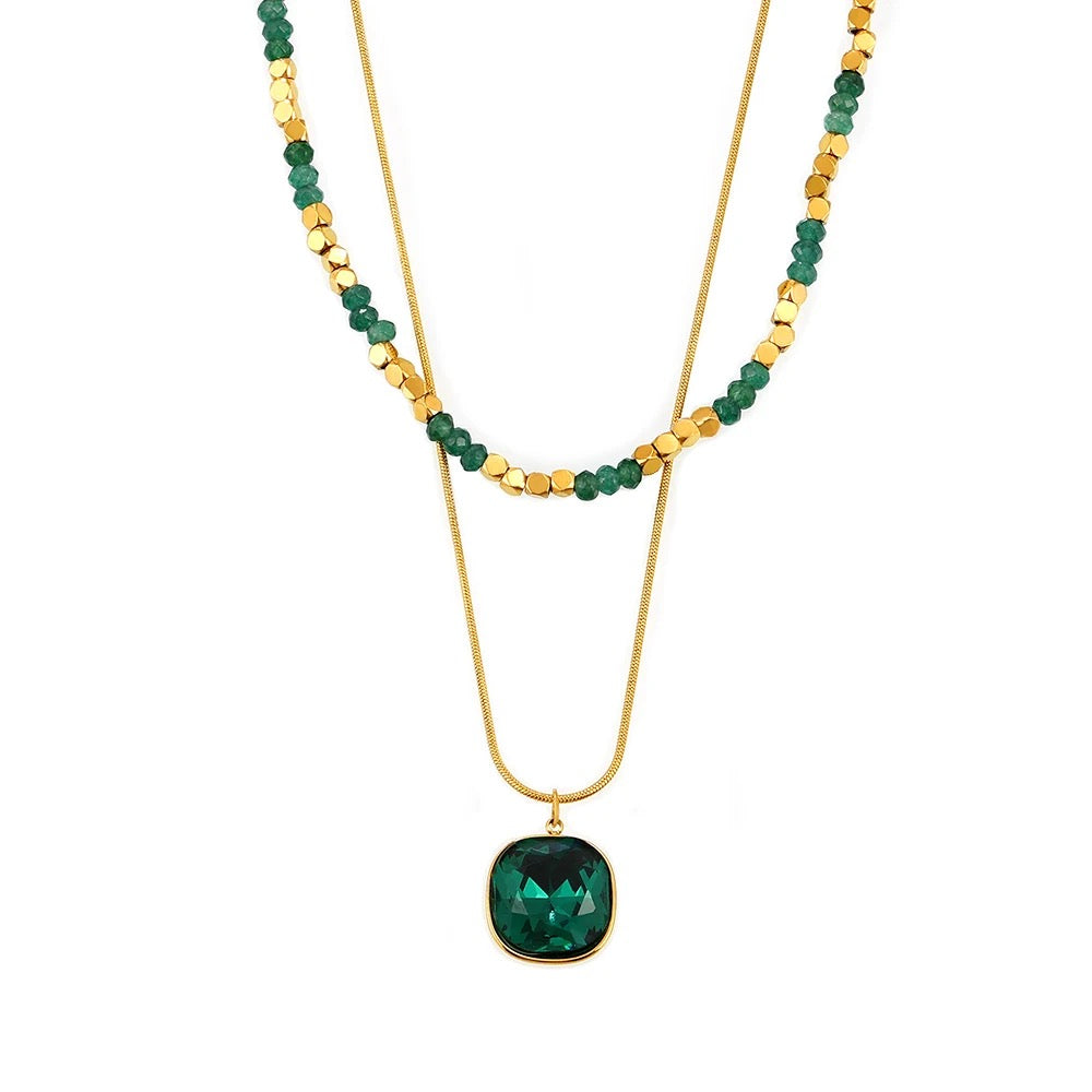 Geena Green Double Layer Necklace