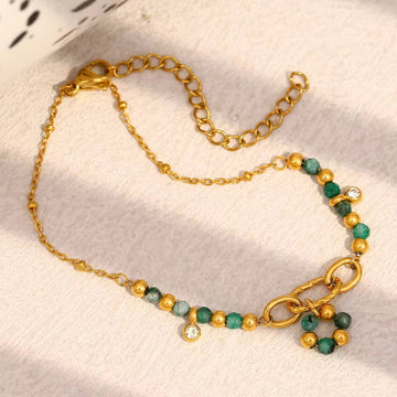 Green Gemstone Bracelet