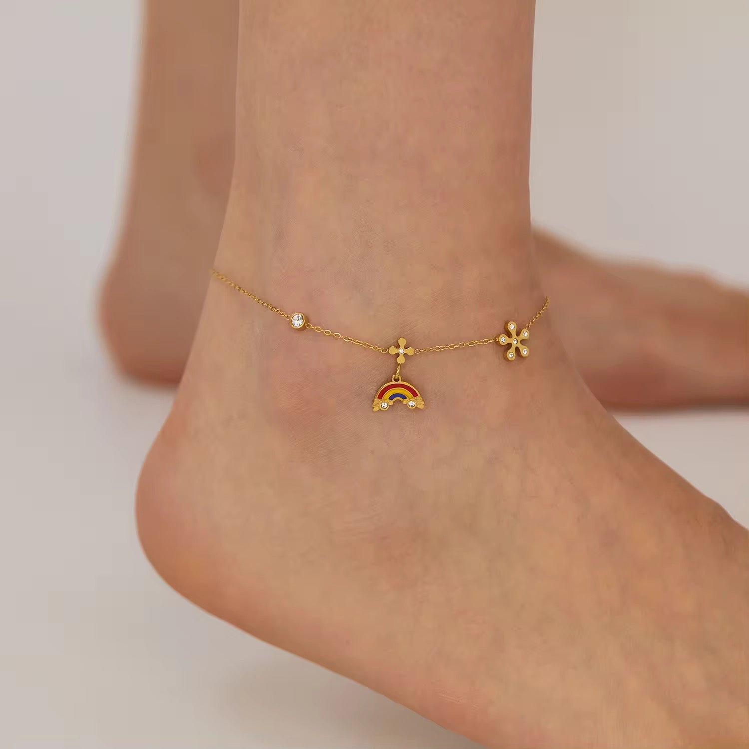 Rainbow Anklet