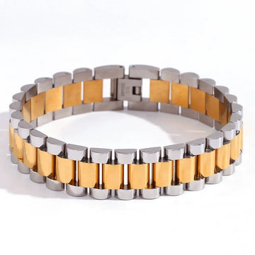 Wide TT Watch Bracelet