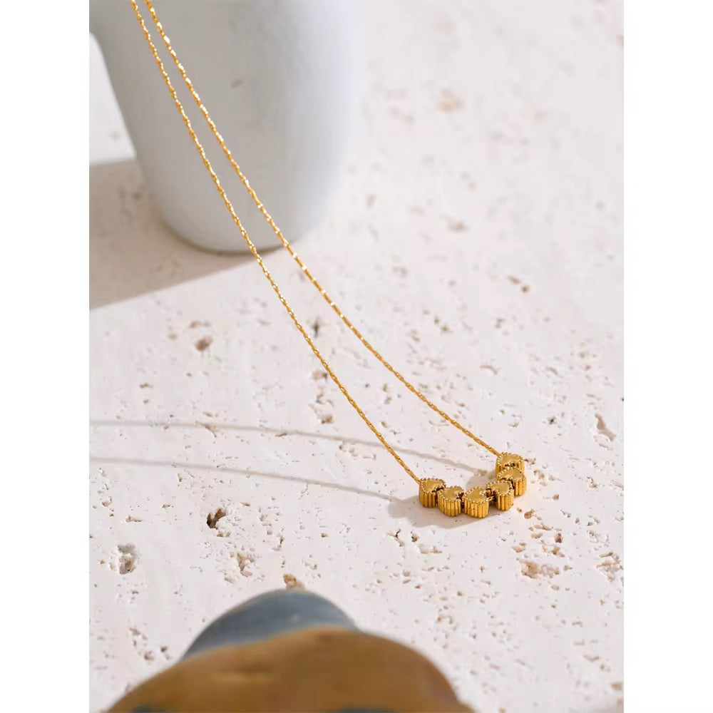 Penta Hearts Necklace