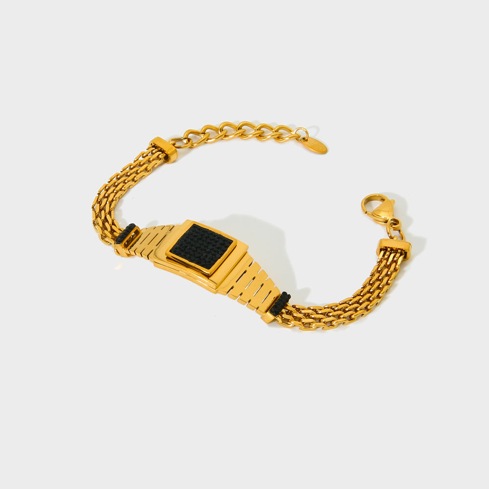 Black Cosmic  Watch Bracelet