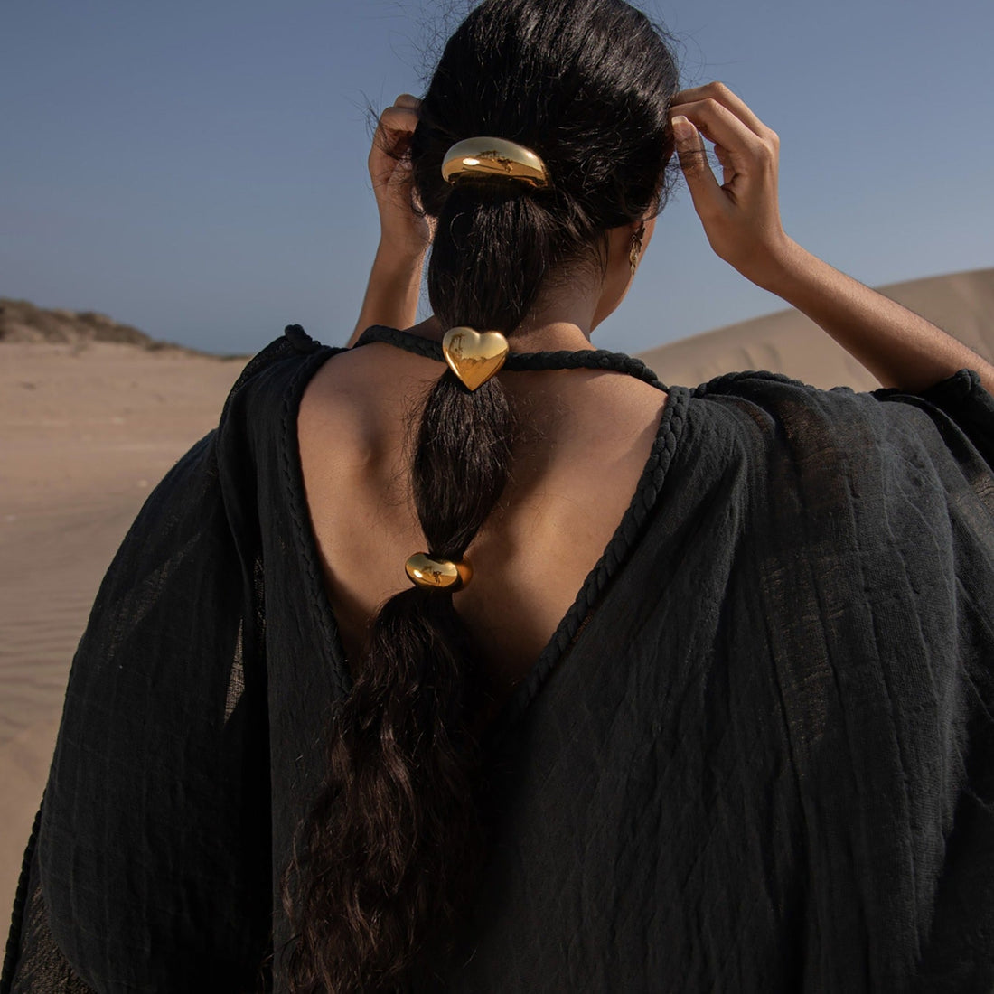 Solid Gold Hair Band