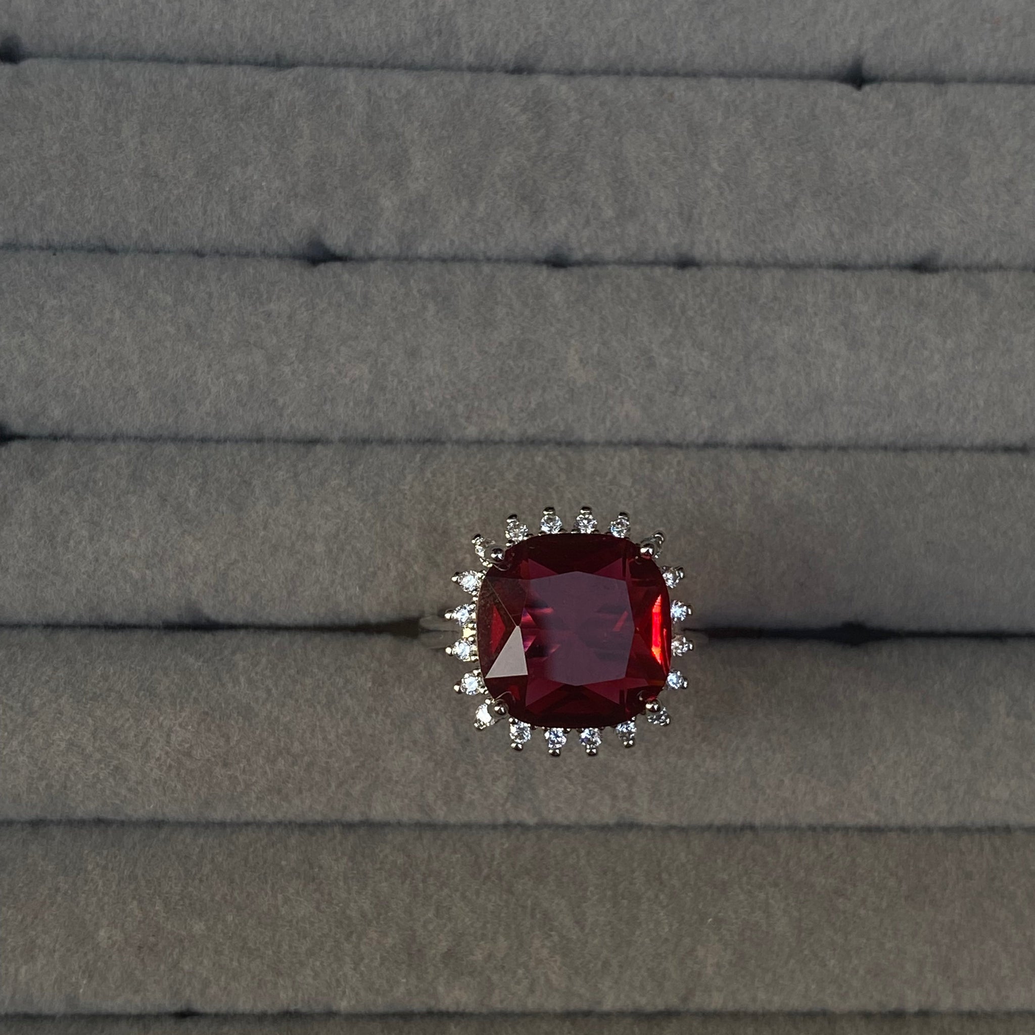 Ruby dangle Ring