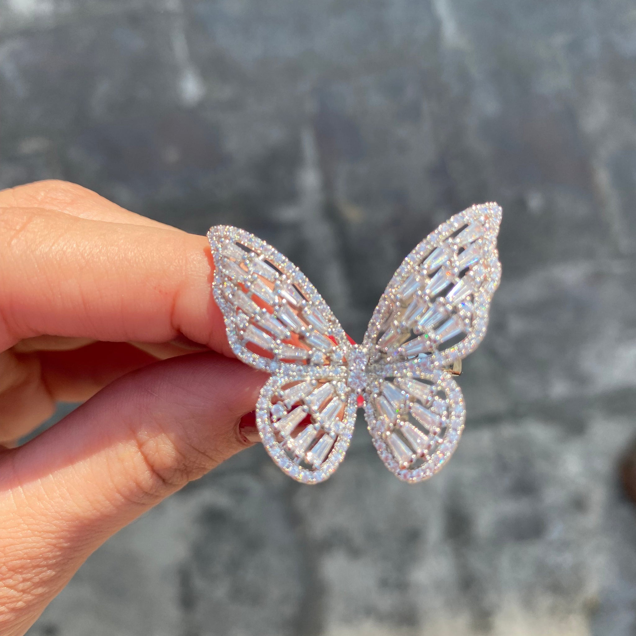 Big Butterfly Ring (Adjustable Size)