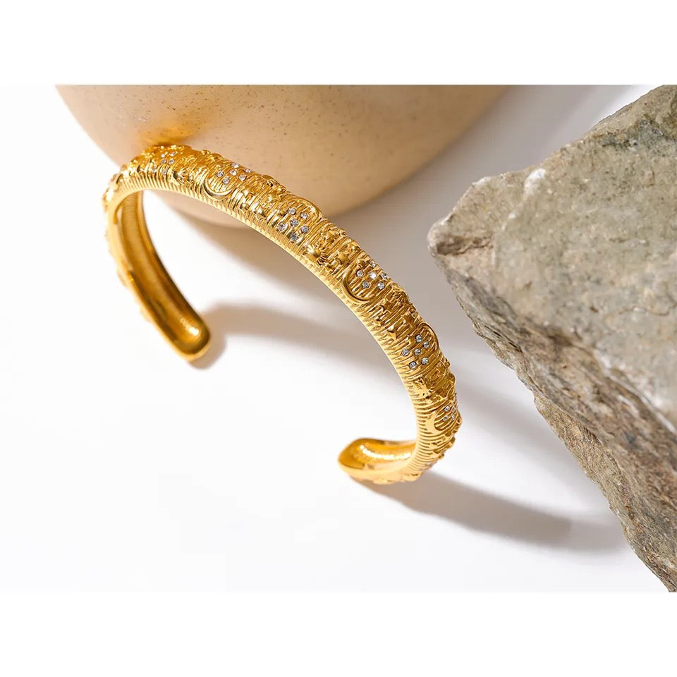 Vintage encrusted Bangle