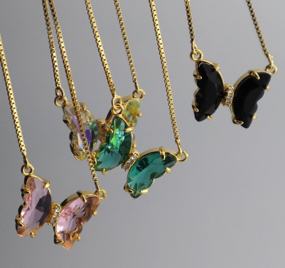 Butterfly Dangle Necklace