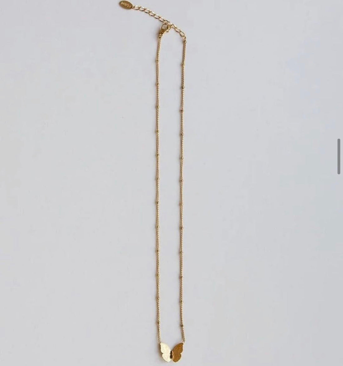 Butterfly Gold Necklace