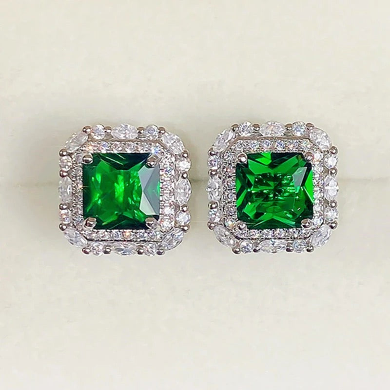 Samara Studs (Emerald)