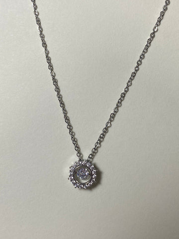 Silver Circle Necklace